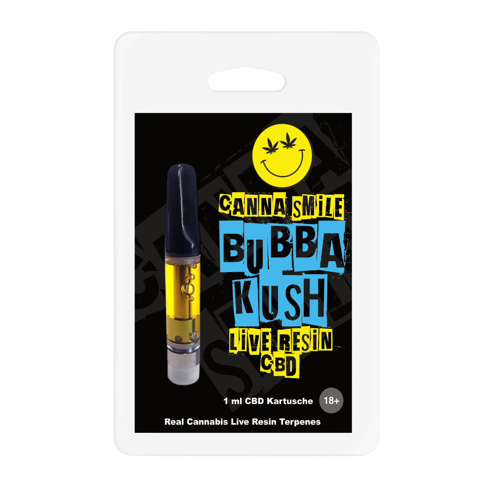 Bubba Kush Live Resin Kartusche Canna Smile